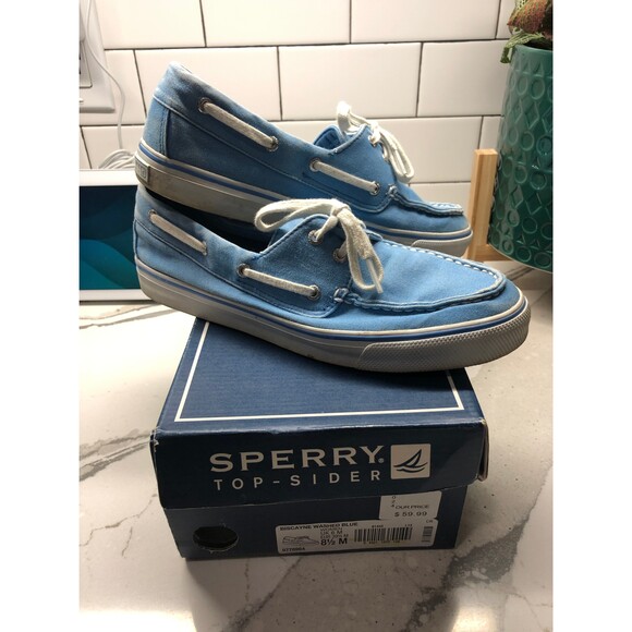Sperry Top-Sider Biscayne Washed Blue Women's size 8.5 - Picture 1 of 7